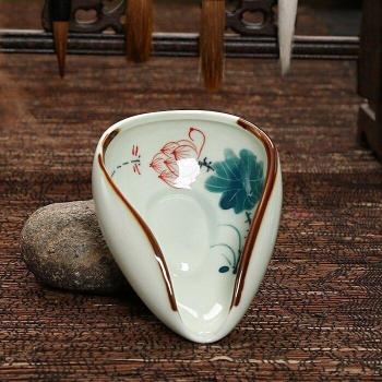 Soporte de té Jingdezhen con diseño tradicional chino