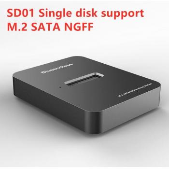 Blueendless Dual Bay SSD Docking Station for M.2 NVMe/NGFF