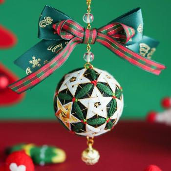 Kit de Hilo Dental Temari: Manualidades Navideñas para Niños