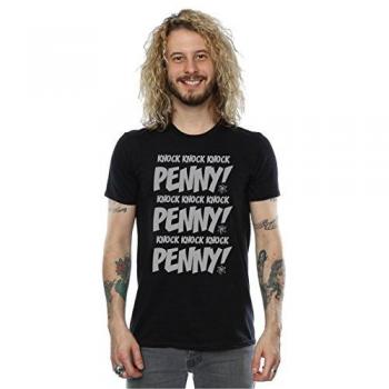 The Big Bang Theory Men's Sheldon Knock Knock Penny Graphic T-Shirt