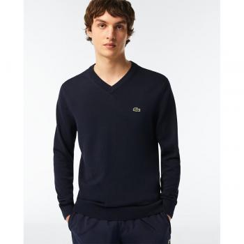 Lacoste AH1951 Dunkelblau Pullover – Regular Passform