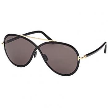 Tom Ford Rickie Round Black Sunglasses, 65mm