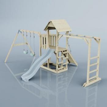 Rebo Outdoor Spielturm mit Schaukel und Plattform