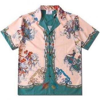 Harajuku Streetwear Camisa Hombres