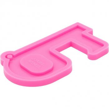 Schlüsselanhänger Silikon Haken Türöffner DIY Schmuck Epoxid Harz Mould DY0511