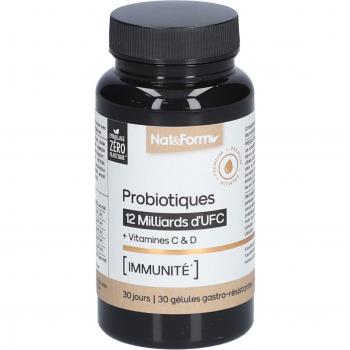 Nat & Form 30 Pérolas de Probióticos 12 Milhões de UFC