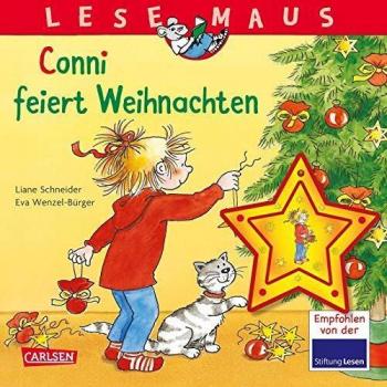 LESEMAUS 58: Conni feiert Weihnachten: Mit weihnachtlichem Baumschmuck-Anhänger | Erstlese-Abenteuer (58)
