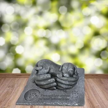 Statue commémorative pour animaux de compagnie en extérieur