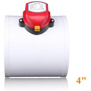 4-Inch Plastic Motorized Air Duct Damper