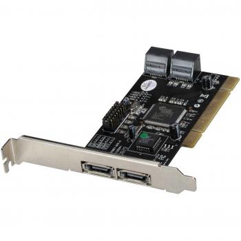 I‑TEC RAID‑SATA‑PCI‑Modul – 4‑Channel, 2 × eSATA, 4 × SATA