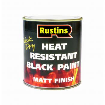 Rustins Thermal Shield Black Paint 500ml