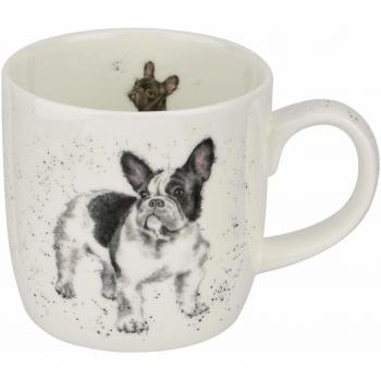 Frenchie Single Cup by Wrendale – Royal Worcester French Bulldog