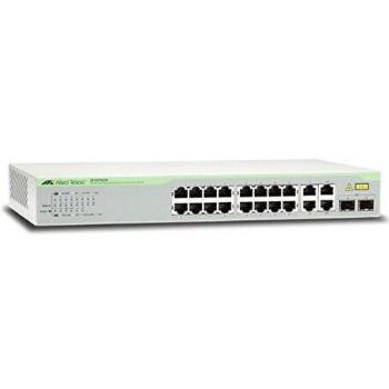 Allied Telesis AT-FS750/20-50 Gestionado Fast Ethernet (10/100) 1U Gris