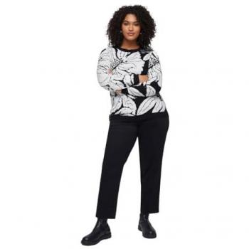 Jersey de Viscosa Floral LENZING™ para Mujer Fiorella Rubino