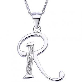 VIKI LYNN Cubic Zirconia R Initial Jewelry