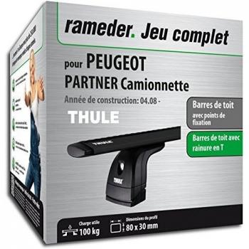 Pack Barres de Toit WingBar Evo Rameder Peugeot Partner