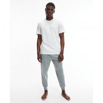 Camiseta de pijama corta Calvin Klein hombre blanca