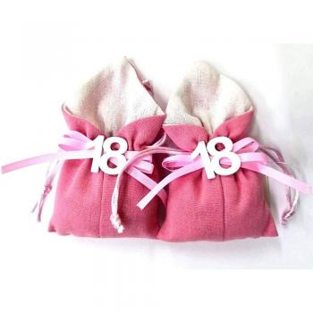 Bolsas de Yute Rosa Traesio (12 piezas) – 18 años
