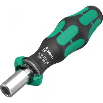 Destornillador manual Wera con juego de bits y función de carraca, modelo 838 RA S, de 1/4