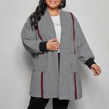 Abrigo casual Abaya de manga larga para mujer, talla grande