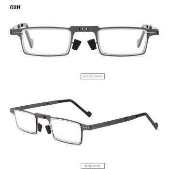 Foldable Blue Light Blocking Reading Glasses with Case