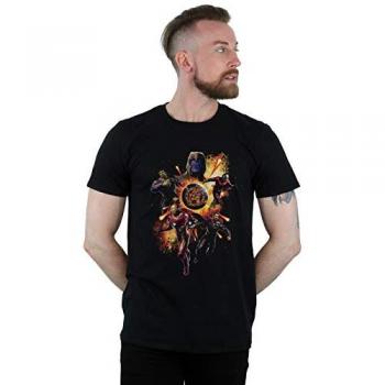 Black Endgame Avengers Crew T‑Shirt