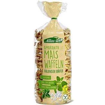 Allos Amaranth-Maiswaffeln mit italienischen Kräutern, 100 g