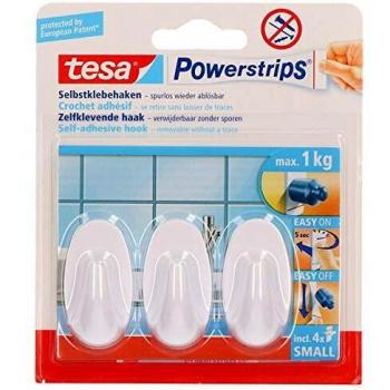 Tesa Lot de 3 crochets adhésifs Powerstrips