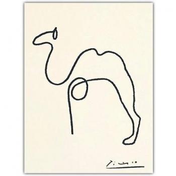 Artopweb EC17245 – Chameau en bois 24x32x1,8 cm