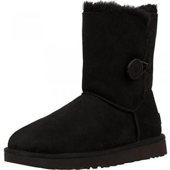 UGG Damen W BAILEY BUTTON II Stiefel, Schwarz, Größe 37
