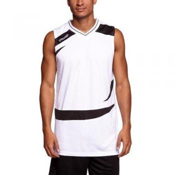 Camisa de Juego Spalding Logo 2.0 – Hombre, Color Blanco/Negro, XL