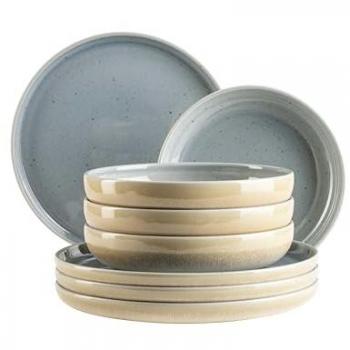 Mäser Tafelservice Candy, 8-teilig, Blau