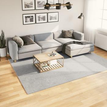 VidaXL Alfombra de pelo corto suave lavable HUARTE gris 200x280 cm