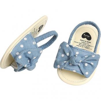 Non-Slip Soft Baby Sandals with Bowknot for First Walkers 0-18 Months