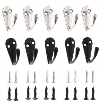 5Pcs 33*14mm Zinc Alloy Wall Hooks