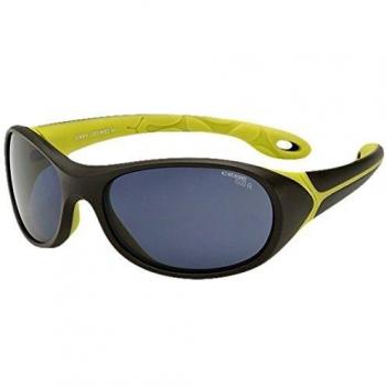 Unisex Niño Simbón: Gafas de Sol Matte Chocolate/Verde – Small