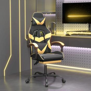 Komfortabler Gaming-Sessel mit Fußablage