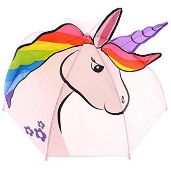 Regenschirm Kinder Einhornmotiv pink