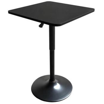Table de bar carrée LUKE réglable en hauteur