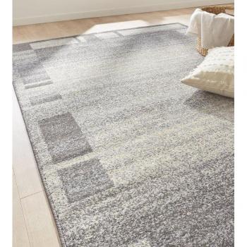 Daffi/Ylva Designteppich Grau 67x135 cm