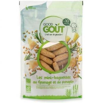 Good Goût Mini-Baguettes au Fromage et Touche de Romarin Dès 10 Mois Bio 70 g