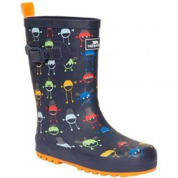 Bottes d'extérieur Puddle Monster pour enfants Trespass 1 UK noir