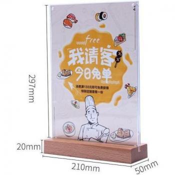 Restaurant Price Tag Display Stand