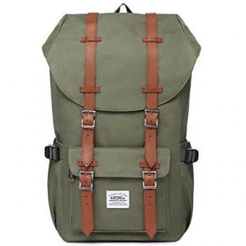 Kitbag KAUKKO loisir, compartiment 15 PC portable, 22 L, vert armée