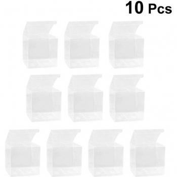 Heldere Plastic Verpakkingsdozen 4x4x4 cm voor Feestjes