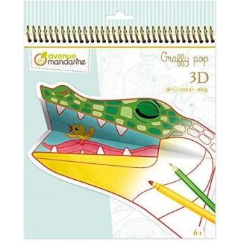 Graffy Pop 3D: Mandala di animali marini