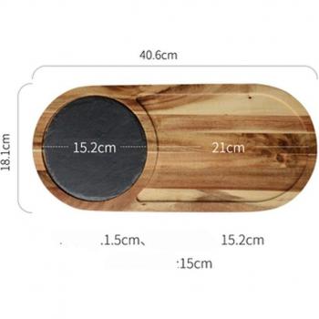 Acacia wood bread board