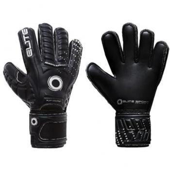 Junior Elite Warrior Black Goalkeeping Gloves Size 5