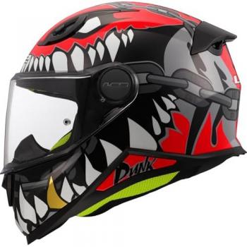 LS2 FF812 Kinderhelm Grau-Rot