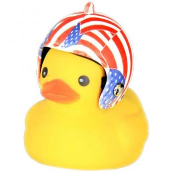 Cuerno de pato amarillo con luz de seguridad